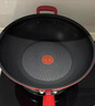 特福（Tefal）炒鍋家用不粘鍋平底炒鍋28cm炒鍋電磁爐燃氣灶通用有鈦 曬單實拍圖