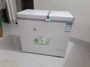 YO【一級能效】冰柜家用小型冷柜大容量保溫柜立式冷藏冷凍展示柜雙溫?zé)o霜商用冷藏柜兩用臥式電冰箱 冷藏冷凍雙溫 116L 丨一級能效丨凍肉約116斤 曬單實拍圖