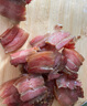 蜀臘人家老臘肉四川風(fēng)味特產(chǎn)柴火煙熏川式老熏五花肉年貨送禮烹飪食用496g 曬單實(shí)拍圖