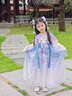 旗鉑漢服女童春秋2025新款兒童國風(fēng)超仙公主連衣裙 無盡浮華長(zhǎng)袖 130 曬單實(shí)拍圖