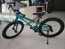 Nabiis那貝斯兒童自行車(chē)6-7-10-12歲鋁合金超輕便青少年學(xué)生單車(chē)20寸綠 曬單實(shí)拍圖
