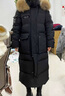 東北極寒鵝絨羽絨服女長(cháng)款過(guò)膝加厚哈爾濱旅游防寒零下40度工裝男 女款黑色-極寒保暖 L -(鵝絨436g)貉子真毛領(lǐng) 曬單實(shí)拍圖