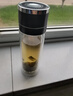 初構(gòu)想一鍵開(kāi)蓋玻璃杯車(chē)載雙層茶水分離杯子速開(kāi)保泡茶杯男士開(kāi)車(chē)溫專(zhuān)用 升級(jí)版鋼蓋500ml-速開(kāi)雙層加厚 曬單實(shí)拍圖