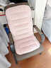 skingcond辦公室加熱坐墊椅墊靠背一體電熱坐墊冬季久坐女性USB插電發(fā)熱 灰粉【不加熱可拆卸水洗】 曬單實(shí)拍圖