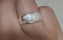 央創(chuàng)時尚【中國黃金授權】足銀戒指女生日送媽媽送奶奶外婆長輩母親節(jié)禮物 曬單實拍圖