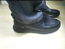 駱駝牌皮鞋男士商務(wù)休閑鞋軟底軟皮爸爸懶人鞋子W932263660黑色40 曬單實(shí)拍圖