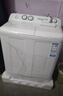 海爾（Haier）雙缸洗衣機10公斤家用宿舍賓館半自動大容量雙電機強力去污雙桶甩干脫水機方便移動腳輪以舊換新 雙桶洗衣機10公斤大容量+品質電機 曬單實拍圖
