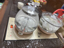 益茶福全自動(dòng)上水電熱水壺底部上水嵌入式茶臺(tái)功夫茶燒水壺飲水燒水一體機(jī)抽水玻璃煮茶壺保溫泡茶壺 SQ-008金色玻璃套裝 1L 曬單實(shí)拍圖