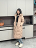波司登2025新款羽絨服女長(cháng)款90絨顯瘦連帽保暖冬季外套B250245526 霜栗棕7F61 M 165/88A 體重約110-120斤 曬單實(shí)拍圖