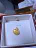 周生生黃金吊墜 足金長(cháng)命鎖寶寶周歲禮物不含項鏈09300P 計價(jià) 3.35克 曬單實(shí)拍圖