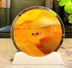 簡(jiǎn)藝飾家雙面流沙畫(huà)沙漏擺件客廳酒柜電視柜創(chuàng  )意解壓辦公室桌面裝飾品禮物 曬單實(shí)拍圖