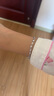 周六福（ZLF）  PT950鉑金手鏈女款時尚百搭愛心花片串珠白金手鏈 16cm+尾鏈2cm -4.18g 曬單實拍圖