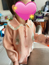 戴維貝拉（DAVE＆BELLA）童裝女童毛衣開(kāi)衫女寶寶針織上衣小童外套2025秋裝新款兒童衣服 橘色【現貨】 90 cm（建議身高80-90cm） 曬單實(shí)拍圖