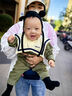 ERGObaby美國二狗原裝進(jìn)口嬰兒腰凳Alta嬰兒坐墊式2合1寶寶透氣款背帶腰凳 Alta腰凳透氣款-午夜藍 曬單實(shí)拍圖