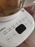 美的（Midea）家用養(yǎng)生壺 1.5L全自動玻璃燒水壺 多段保溫電熱水壺 一體恒溫煮茶壺 輕音柔聲燉煮智能預(yù)約 升級新品【玻璃壺蓋】YS15P202 1.5L 曬單實拍圖