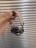 久風(fēng)品牌原裝適用蘋(píng)果AppleWatch10真皮表帶s10金屬Q型拼皮s9復古小眾s8高級感s7小蠻腰ultra柔軟s6/5 【灰色】銀扣 適用iwatch Ultra3/2/1【49MM表盤(pán)】 曬單實(shí)拍圖