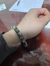 研檀海南星月菩提手串單圈石玉料高密高油原生態(tài)陰皮佛珠文玩手持手鏈 帝王綠蜜蠟款9*10mm【同枝果】 曬單實(shí)拍圖