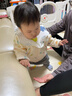 戴維貝拉（DAVE＆BELLA）新款童裝秋冬兒童寶寶搖粒絨外套男女童小童棒球服 馬卡龍印花 110cm(5T（建議身高100-110cm）) 曬單實(shí)拍圖