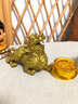 繽越銅貔貅擺件銅一對(duì)公母銅皮丘客廳酒柜玄關(guān)裝飾品辦公室開業(yè)禮品 曬單實(shí)拍圖