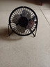 電風(fēng)扇桌面電扇鐵藝USB小風(fēng)扇小型臥室辦公室學(xué)生宿舍臺式風(fēng)扇復古 【經(jīng)典黑色】4寸 曬單實(shí)拍圖