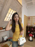 CinvaiKrose【葉一茜同款】凱莉包包女款2025年手提斜挎包生日七夕情人節(jié)禮物 奶油白【送女友老婆女生禮物走心】 曬單實拍圖