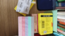 3M 便利貼 報事貼/便條紙/便簽紙/便簽本 辦公用品學(xué)習用品文具 5色狠貼玩趣仙塵月光654-5SSNRP R5 曬單實(shí)拍圖