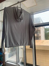 構型防曬衣UPF50+女防紫外線(xiàn)冰絲防曬服超薄防曬衫皮膚衣夏韓版輕薄 升級版女淺灰色 4XL 曬單實(shí)拍圖
