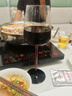 志高（CHIGO） 電熱飯盒 上班族便攜免注水加熱飯盒 保溫可插電飯盒不粘內膽分格帶飯熱飯神器可水洗 1L 白色【插電即熱免注水】贈餐具 曬單實(shí)拍圖
