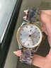 勞力士王子手表男女士情侶表機械表全自動(dòng)超薄防水時(shí)尚真鉆專(zhuān)用夜光男表女表 R3137間金白盤(pán)男表+贈送原裝皮帶 曬單實(shí)拍圖