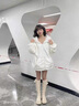 RUIQIUER仿羊羔毛外套女冬季新款女裝中長(cháng)款加厚毛茸茸寬松顯瘦棉衣服冬天 白色 S 曬單實(shí)拍圖