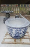 君閔陶瓷大缸魚(yú)缸庭院荷花缸睡蓮缸字畫(huà)收納缸古法養魚(yú)魚(yú)缸陶 清明上河圖-加大號(直徑90cm) 曬單實(shí)拍圖