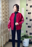啄木鳥(niǎo)2025新款本命年過(guò)年衣服春秋冬裝毛衣加厚中老年女裝喜婆婆上衣 酒紅色 XL [建議115-130斤] 曬單實(shí)拍圖