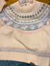 森馬（Semir）毛衣女冬小狗費爾島寬松插肩袖衣服2025俏皮軟糯毛衫109725107005 曬單實(shí)拍圖