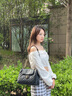 CinvaiKrose腋下鏈條包包女款2025年新款斜挎包大容量托特女包生日禮物送女友 黑色【送女友老婆女生禮物走心】 曬單實(shí)拍圖