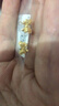 賽菲爾生日禮物黃金耳釘女足金甜美蝴蝶結耳飾 直針款 約1.68克 曬單實(shí)拍圖