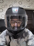AGVK3摩托車(chē)頭盔3C認證百搭啞黑日常通勤騎行全盔京東銷(xiāo)冠L(57-58) 曬單實(shí)拍圖