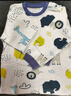 歡喜小熊6個月-3歲男寶寶秋季內(nèi)衣套裝嬰兒春秋全棉A類分體女寶秋衣秋褲套 曬單實拍圖