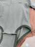 Cutelife【溫氧】新生嬰兒包屁衣家居連體服origins系列兒童A類(lèi)親膚面料柔 【新品】包屁衣 遠山青 66cm 連體衣/包屁衣 曬單實(shí)拍圖