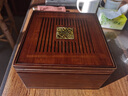 蘇氏陶瓷（SUSHI CERAMICS）茶具套裝汝窯可養可開(kāi)片茶杯帶竹木儲水茶盤(pán)高檔禮品送長(cháng)輩 曬單實(shí)拍圖