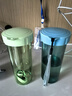 特百惠（Tupperware）瑩彩430ML塑料杯男女士學(xué)生運(yùn)動(dòng)水杯子便攜七夕送禮大容量 薄荷綠 曬單實(shí)拍圖