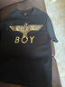 BOY LONDON【暗黑羅盤】春夏男女同款燙金印花潮牌短袖T恤N01906 黑印金 M 曬單實拍圖