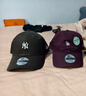 NEW ERA紐亦華MLB棒球帽子小logo男女情侶軟頂彎檐鴨舌帽920 13793034-酒紅色 洛杉磯道奇隊 OSFM 曬單實(shí)拍圖