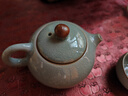 金鑲玉 仿宋汝窯一壺二杯套裝 陶瓷辦公家用冰片西施壺茶杯功夫茶具套組 冰片汝窯西施一壺二杯 曬單實(shí)拍圖