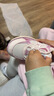 江博士學(xué)步鞋運動(dòng)鞋秋季男女童小白鞋旋鈕扣兒童鞋2B16A1050AX白色28碼 曬單實(shí)拍圖