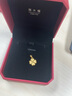 周大福幸福四葉草黃金吊墜送友(工費120)約2.35g EOF1683 曬單實(shí)拍圖