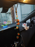 范爺家創(chuàng)意平安檀木小鹿車載汽車掛件車內(nèi)后視鏡掛飾車載事事如意吊墜 曬單實(shí)拍圖