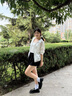 CAMILA KSENIA厚底樂(lè )福鞋女士2025新款秋季百搭鞋子時(shí)尚單鞋增高女鞋休閑小皮鞋 黑色 36 曬單實(shí)拍圖