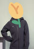 KOLON SPORT/可隆戶(hù)外軟殼夾克 女子防潑水防靜電防風(fēng)石墨烯外套 LKJK5WNT04-BK 黑色 M 165/88A 曬單實(shí)拍圖