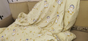 錢(qián)皇萌萌鴨 A類(lèi) 100%桑蠶絲 兒童被 被重4斤 150*200cm 花色 曬單實(shí)拍圖