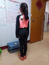 玉宇帆跑步服運動(dòng)緊身衣女童瑜伽服女孩羽毛球訓練服速干衣兒童健身衣服 橘色四件套（四季可穿） 28碼身高140-150cm60-70斤 曬單實(shí)拍圖